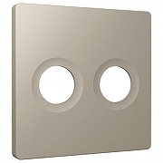 Накладка для ТВ-розетки Ambrella Volt ALFA AP3733 цвет Бежевый, Серый