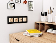 Накладка для розетки RJ-11 или RJ-45 Ambrella Volt ALFA AP6121 цвет Бежевый-1