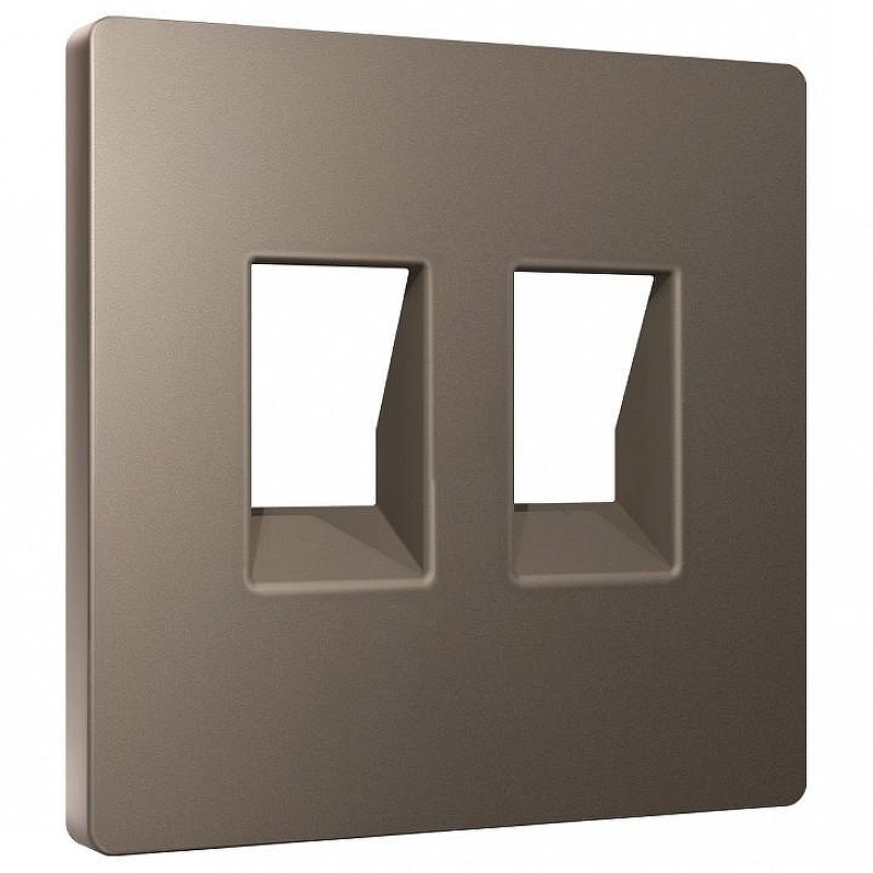 Накладка для розетки RJ-11 или RJ-45 Ambrella Volt ALFA AP6421 