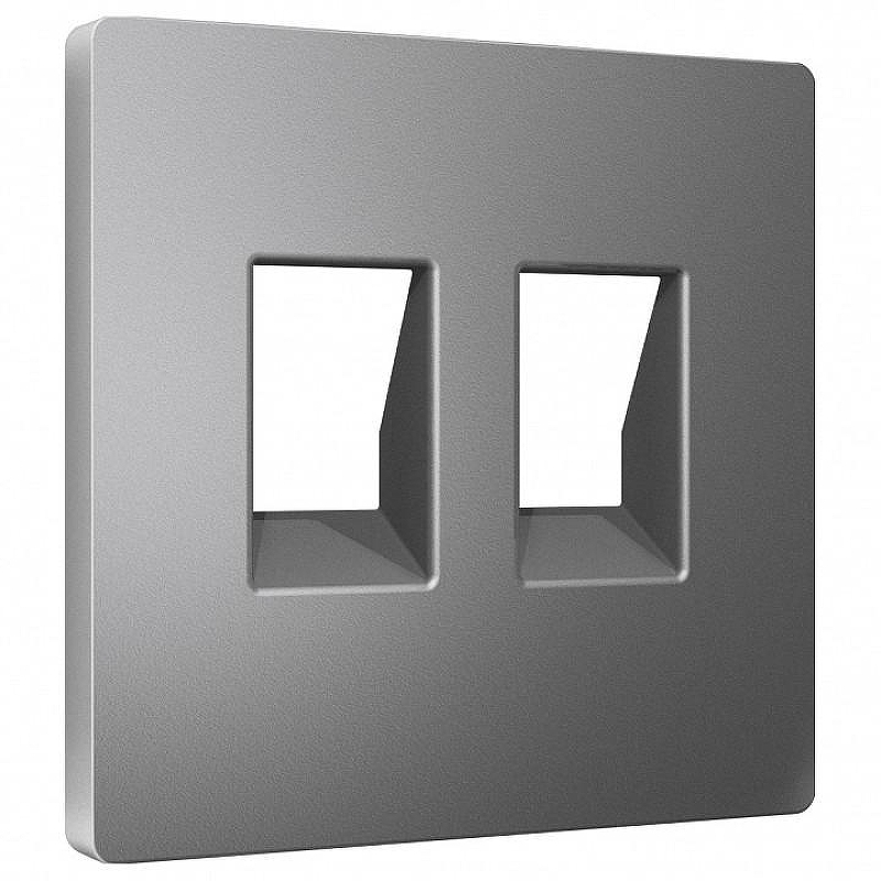 Накладка для розетки RJ-11 или RJ-45 Ambrella Volt ALFA AP6621 