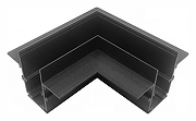 Соединитель угловой L-образный для треков встраиваемых iLedex Technical VISION48/22 CORNER CONNECT 4822-022-95/95-BK цвет Черный
