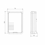 Звонок беспроводной Elektrostandard DBQ01 DBQ02M WL 36M IP44 цвет Черный-1