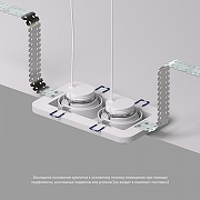 Рамка на 1 светильник Denkirs SCB DK2062-SCB цвет Белый-3