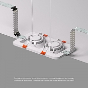 Рамка на 1 светильник Denkirs SCB DK2122-SCB цвет Белый-3