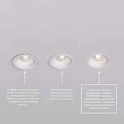 Рамка на 1 светильник Denkirs SCB DK3024-SCB цвет Белый-4