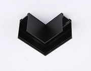 Соединитель угловой L-образный для треков накладных Ambrella Light GL GL1032 цвет арматуры Черный-3