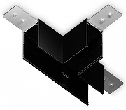 Соединитель T-образный для треков накладных Ambrella Light GL GL1036 цвет арматуры Черный