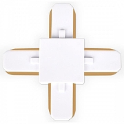 Соединитель X-образный для треков Ambrella Light GL GL7082 цвет арматуры Белый