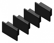 Набор заглушек для профиля Ambrella Light GP GP8370 цвет черный