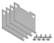 Набор заглушек для профиля Ambrella Light GP GP8470 цвет серебро