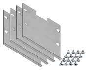 Набор заглушек для профиля Ambrella Light GP GP8480 цвет серебро