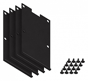 Набор заглушек для профиля Ambrella Light GP GP8501 цвет черный