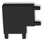 Соединитель угловой L-образный для треков встраиваемых Ambrella Light GV GV1116 цвет арматуры Черный