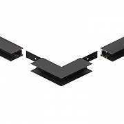 Соединитель угловой внешний для треков накладных Hesby Lighting ElDeko HSBL_0055_1 цвет арматуры Черный-2