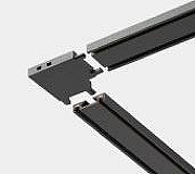 Соединитель угловой L-образный для треков накладных Italline IT09 IT09-9029 black цвет Черный-1