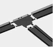 Соединитель T-образный для треков Italline IT09 IT09-9030 black цвет Черный-1