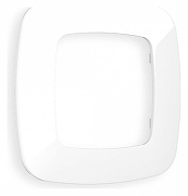 Рамка на 1 пост Ambrella Volt Ecta OF140101 цвет Белый