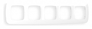 Рамка на 5 постов Ambrella Volt Ecta OF140105 цвет Белый
