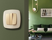 Рамка на 3 поста Ambrella Volt Ecta OF140303 цвет Бежевый-2