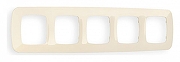 Рамка на 5 постов Ambrella Volt Ecta OF140305 цвет Бежевый
