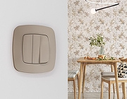 Рамка на 5 постов Ambrella Volt Ecta OF140365 цвет Бежевый, Серый-2