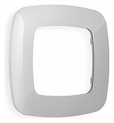 Рамка на 1 пост Ambrella Volt Ecta OF140401 цвет Серебро