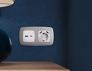 Рамка на 5 постов Ambrella Volt Ecta OF140505 цвет Сталь-2