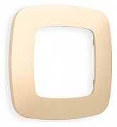 Рамка на 1 пост Ambrella Volt Ecta OF140601 цвет Бежевый