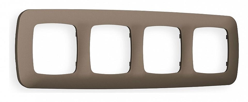 Рамка на 4 поста Ambrella Volt Ecta OF140634 