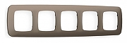 Рамка на 5 постов Ambrella Volt Ecta OF140635 цвет Бронза