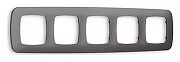 Рамка на 5 постов Ambrella Volt Ecta OF140655 цвет Антрацит