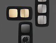 Рамка на 5 постов Ambrella Volt Ecta OF140705 цвет Черный-1