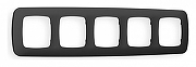 Рамка на 5 постов Ambrella Volt Ecta OF140805 цвет Графит