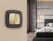 Рамка на 5 постов Ambrella Volt Ecta OF140805 цвет Графит-2