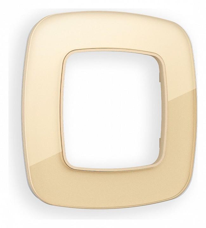 Рамка на 1 пост Ambrella Volt Radian Стекло органическое OF320601 