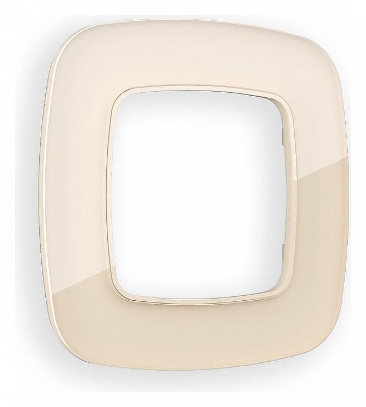 Рамка на 1 пост Ambrella Volt Radian Стекло натуральное OF350301 