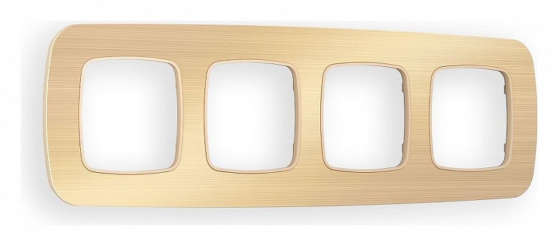 Рамка на 4 поста Ambrella Volt Radian Металл OF580304 