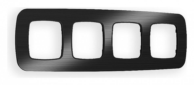 Рамка на 4 поста Ambrella Volt Radian Металл OF580504 