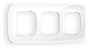 Рамка на 3 поста Ambrella Volt Coint OF640103 цвет Белый