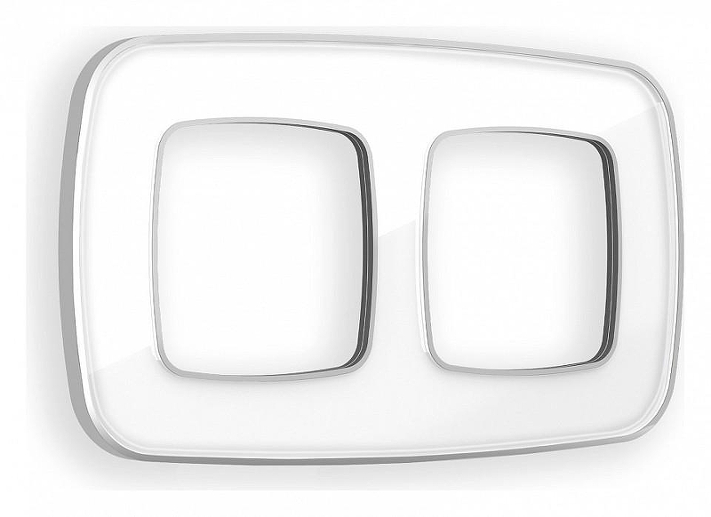 Рамка на 2 поста Ambrella Volt Coint OF640132 
