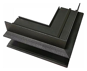 Соединитель угловой внешний для треков встраиваемых iLedex Technical VISION48/22 OUTTER CORNER CONNECT 4822-022-95/95-BK цвет Черный