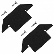 Набор заглушек для профиля ST-Luce ST001.489.02 цвет черный