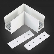 Соединитель угловой L-образный для треков накладных ST-Luce ST003 ST007.519.00 цвет арматуры Белый-2