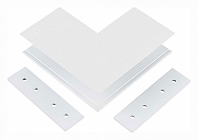 Соединитель угловой L-образный для треков накладных ST-Luce ST003 ST007.569.00 цвет арматуры Белый