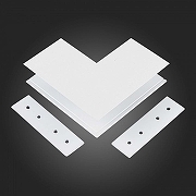 Соединитель угловой L-образный для треков накладных ST-Luce ST003 ST007.569.00 цвет арматуры Белый-2