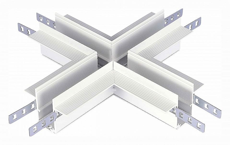 Соединитель X-образный для встраиваемых треков ST-Luce SKYLINE 48 ST007.500.12 