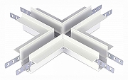 Соединитель X-образный для встраиваемых треков ST-Luce SKYLINE 48 ST007.500.12 цвет арматуры Белый