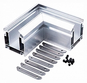 Соединитель угловой L-образный встраиваемый ST-Luce Skyl1ne 220 ST015.199.02 цвет арматуры Серебро