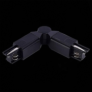 Соединитель угловой внутренний для треков ST-Luce Трехфазная трековая система ST030.409.18 цвет арматуры Черный-1