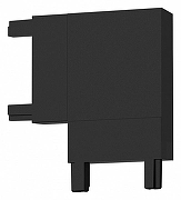 Соединитель угловой L-образный для треков накладных ST-Luce Skyflat ST067.409.11 цвет арматуры Черный